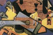 Juan Gris The still lief having Guitar oil painting artist